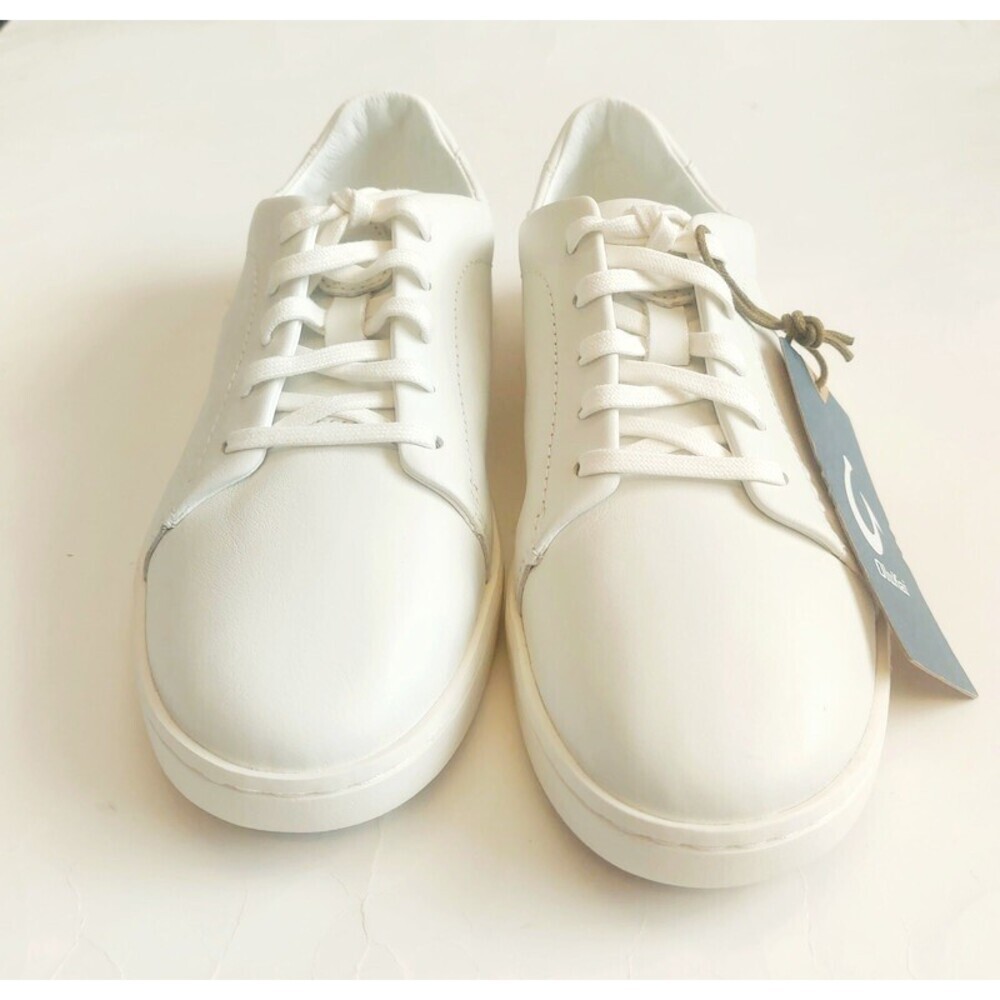 Olukai Womens Size 9 PEHUEA LI ILI Casual Leather Sneaker Bright White Shoe - Picture 5 of 9